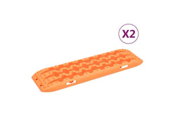 Traction Boards 2 Pcs Orange 106x30.5x7 Cm Nylon Xobiip