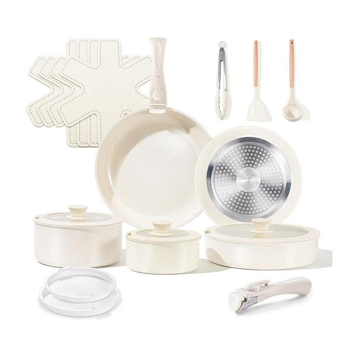19 Piece Nonstick Induction Cookware Set