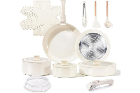 19 Piece Nonstick Induction Cookware Set