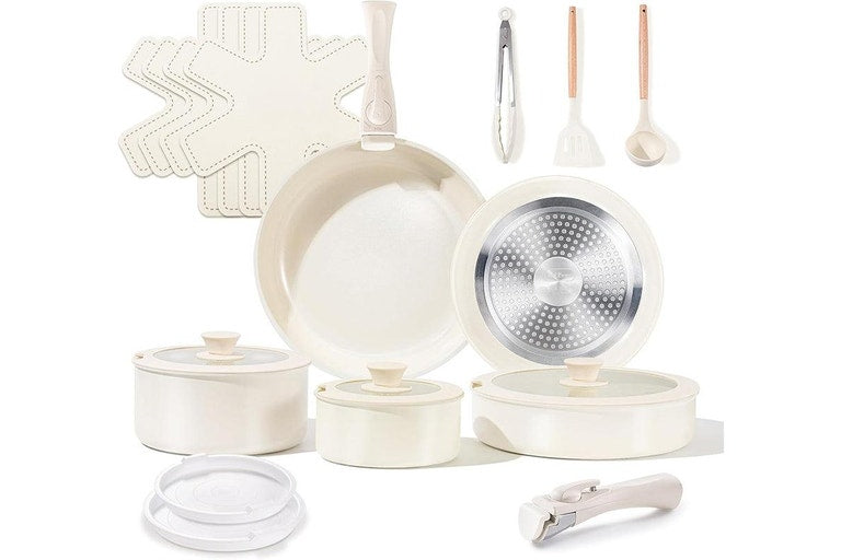 19 Piece Nonstick Induction Cookware Set