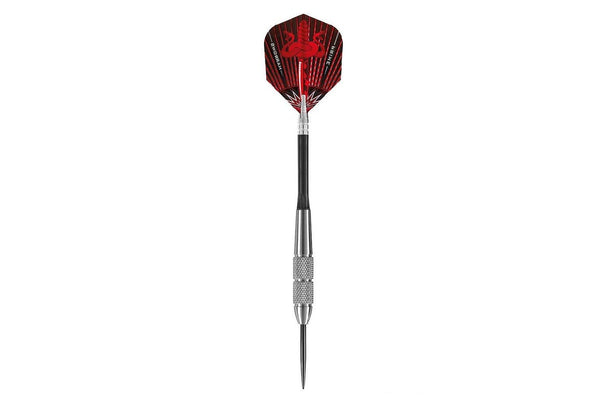 Harrows Assassin Tungsten Darts (Pack of 3) (Silver/Black/Red) (28g)