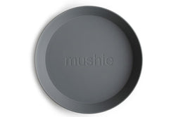 Mushie: Dinnerware Plate - Smoke (Set of 2)