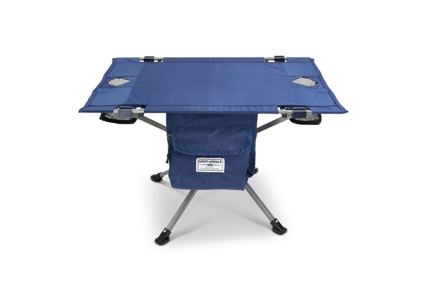 Sport Brella Sunsoul Portable Outdoor Beach Camping Table w Cup Holder Navy