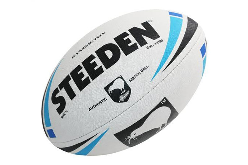 Steeden: New Zealand Rugby League Symmetry Match Ball - Size 5