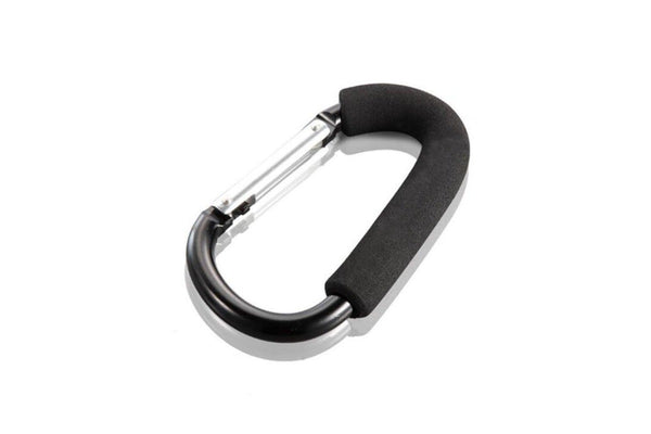 Large Sponge Carabiner Baby Carriage Hook Stroller Handle Shopping Bag Clip Buckle - Standard