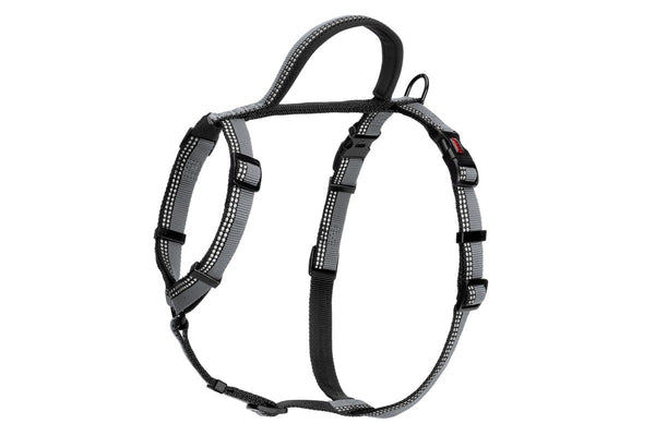 Halti Walking Two Tone Dog Harness (Black) (Large- Chest: 68cm-100cm)