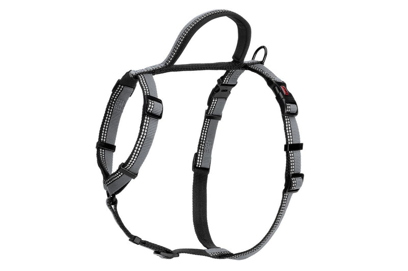 Halti Walking Two Tone Dog Harness (Black) (Medium- Chest: 56cm-76cm)