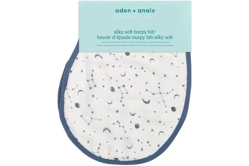 Aden + Anais: Silky Soft Bamboo Burpy Bib - Cosmic Galaxy