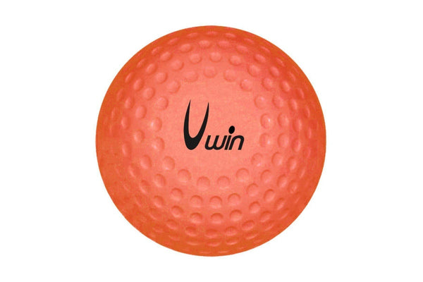 Uwin Dimple Hockey Ball (Orange/Black) (One Size)