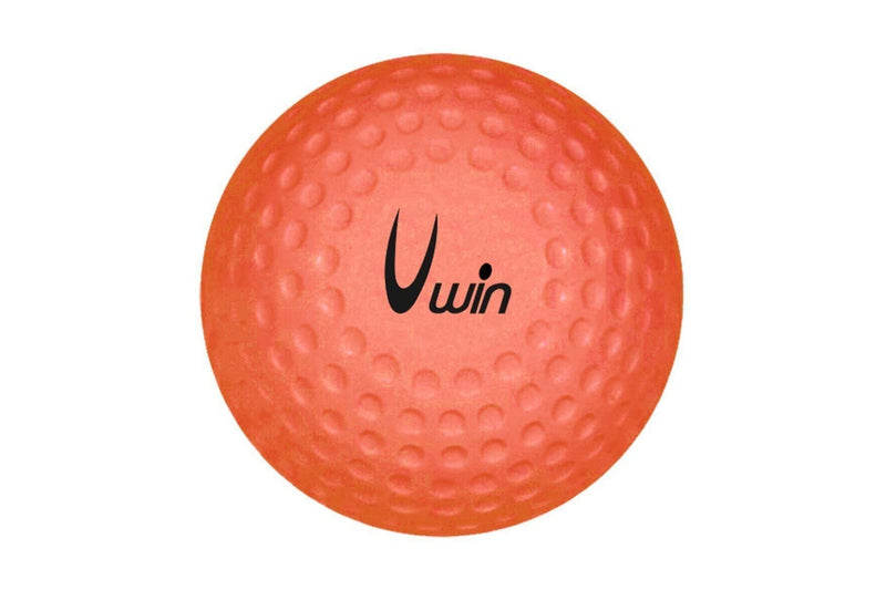 Uwin Dimple Hockey Ball (Orange/Black) (One Size)