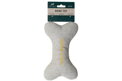 Field + Wander: Soft Squeaky Bone Toy 'Hide & Squeak' - 35cm