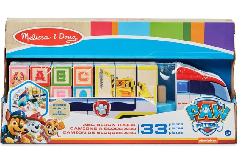 Melissa & Doug: Paw Patrol - Wooden ABC Block Truck