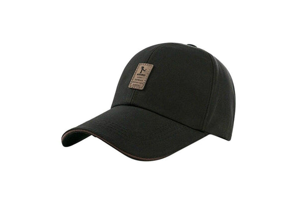 Men Fashion Baseball Hat Black - Standard