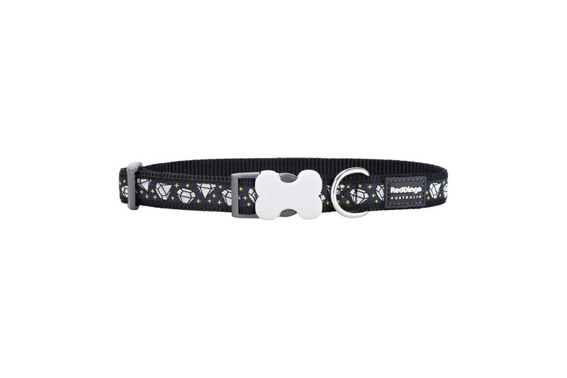 Dog Collar By Red Dingo Style Diamond Black