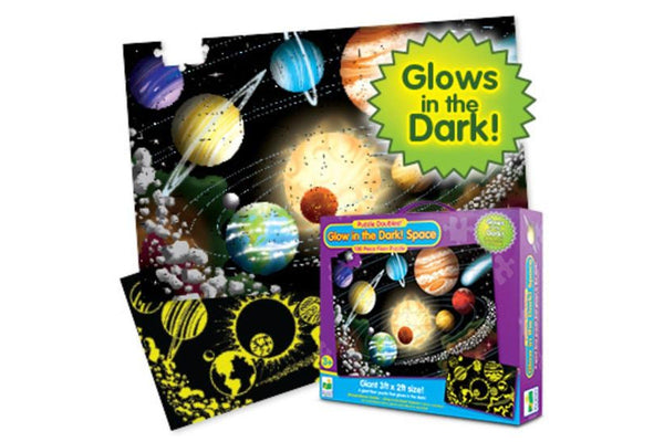 The Learning Journey: Puzzle Double Glow in the Dark - Space Jigsaw Puzzle