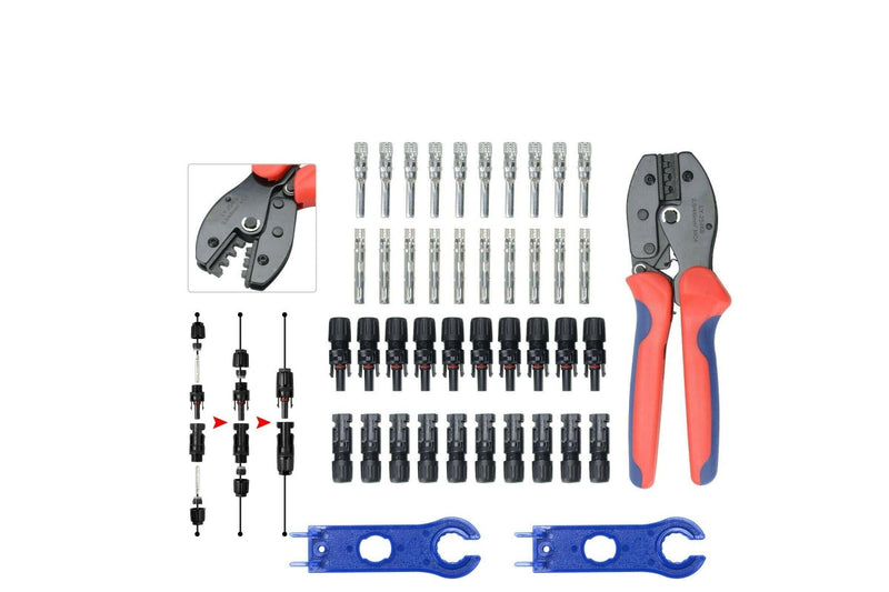 Solar Crimper MC4 PV Crimping Pliers Cable Terminals Tool Panel Cable Connector