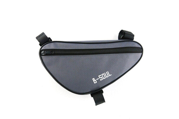 Mtb Front Tube Bag Road Bike Triangle Pouch Pannier For Bicycle Cycling Gray - Standard