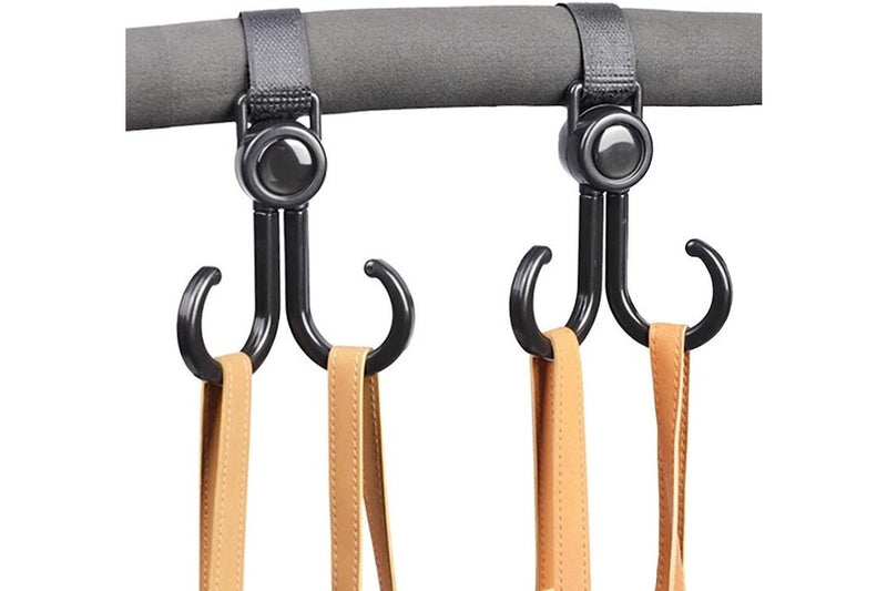 STORFEX Multipurpose Stroller Hooks - 2 Pack