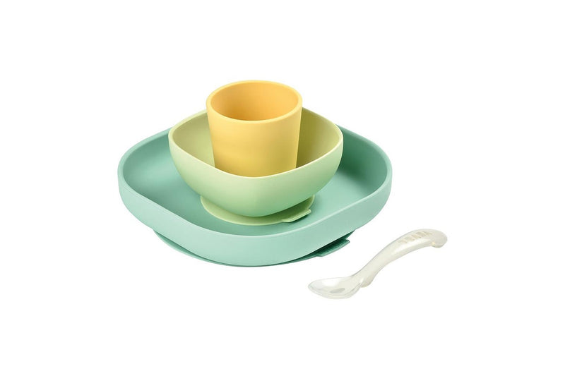 Beaba: Silicone Meal Set - Yellow