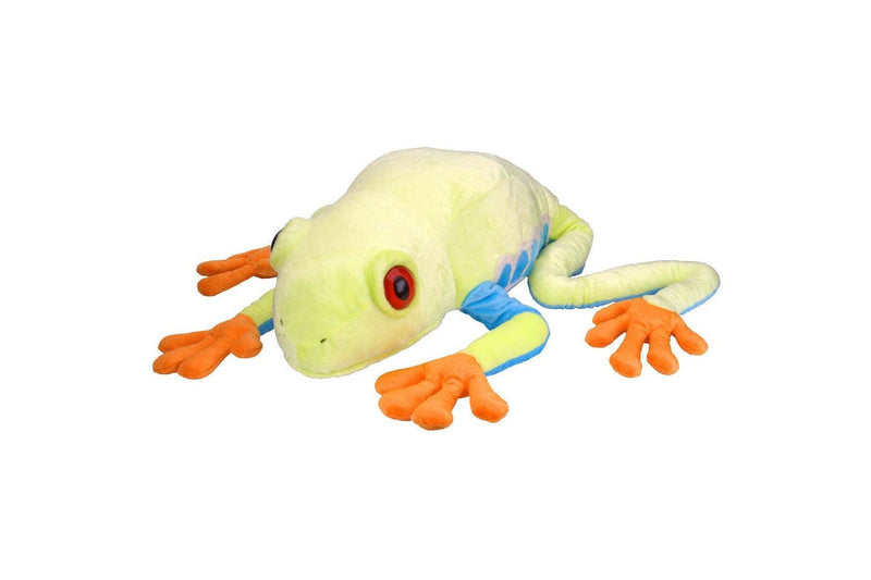 Wild Republic: Cuddlekins Jumbo Red Eyed Tree Frog - 30"Plush