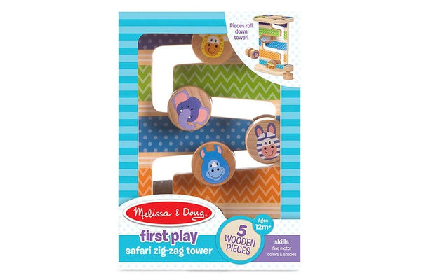 Melissa & Doug: Safari Zig-Zag - Wooden Tower