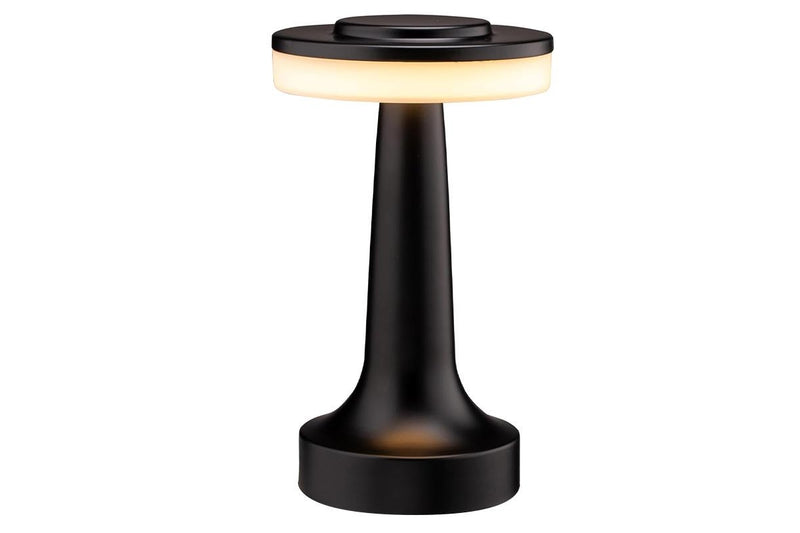 LUMIRO Portable LED Table Lamp with Touch Sensor - Black