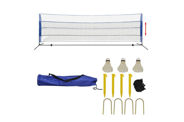 Badminton Net Set With Shuttles 500X155 Cm -