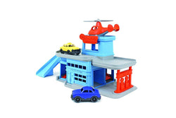 Green Toys Parking Garage Kids Childrens Pretend Imaginative Play Toy 3+