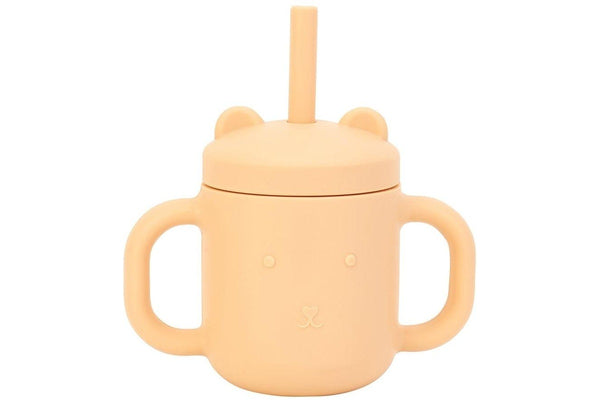 Annabel Trends: Silicone Mini Sippi Bear with Handles - Caramel (150ml)