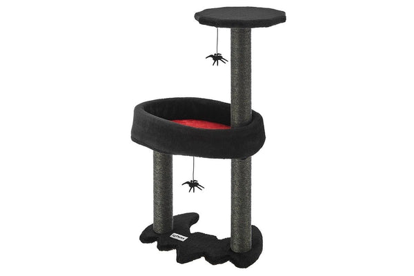 Zoomies Gothic Black - Medium Cat Scratching Post Tree - 78cm