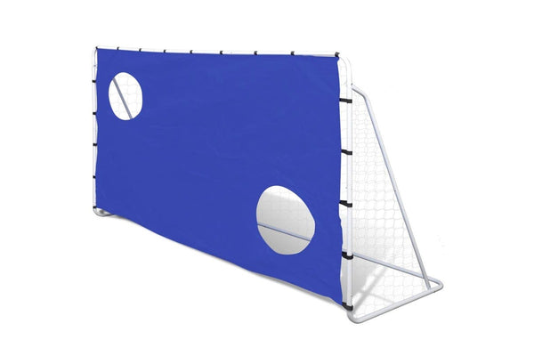 Soccer Goal With Aiming Wall Steel 240 X 92 150 Cm High-Quality