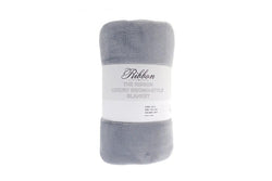 Ribbon Eskimo Style Polyester Dog Blanket (Grey) (One Size)