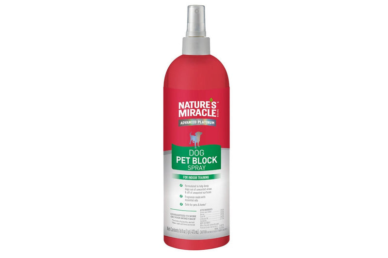 Nature's Miracle: Advanced Platinum - Dog Pet Block Spray (473ml)