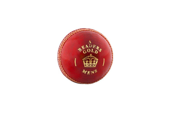 Readers Cricket Ball (Red/Gold) (One Size)