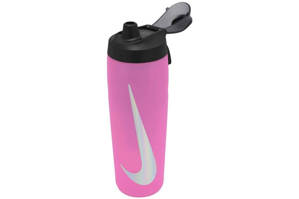 Nike Refuel Bottle with Locking Lid - Pink Spell / Black / Silver (710ml)