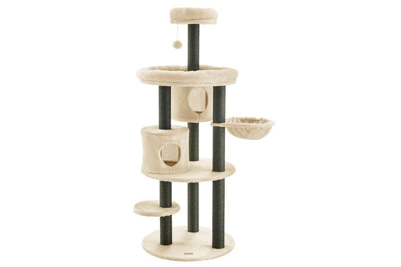 Zoomies Majestic 150cm Multi-Level Cat Playhouse - Beige