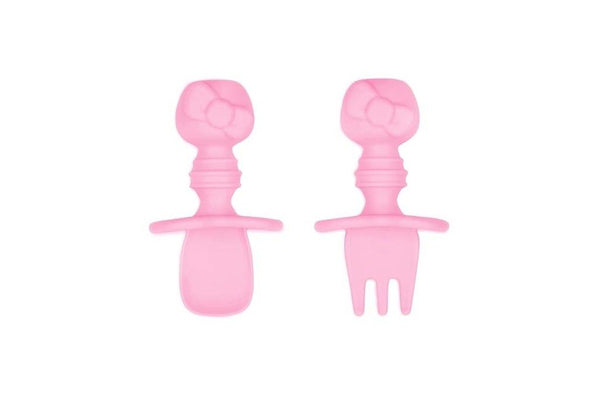 Bumkins: Silicone Chewtensils - Sanrio Hello Kitty (Pink)