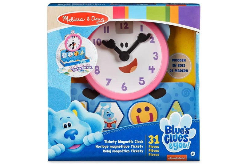 Blues Clues & You! Tickety Tock Wooden Magnetic Clock