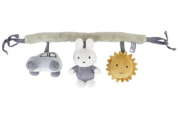 Miffy: Fluffy Car Seat Toy - Blue/Green