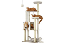 VASAGLE Feandrea WoodyWonders Cat Tree - Greige