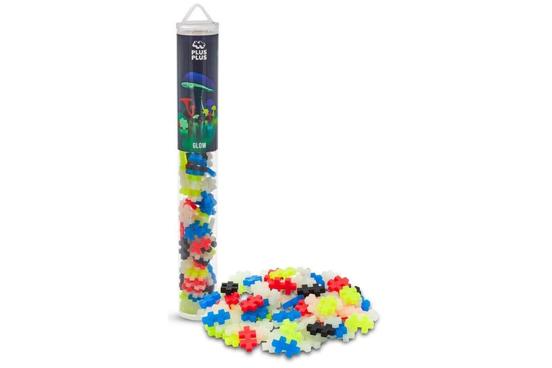 Plus-Plus: Glow Mix Tube (100pc)