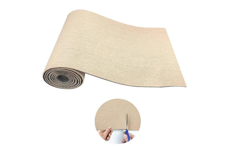 PETSWOL 40x100cm Trimmable Self-Adhesive Carpet Mat - Beige