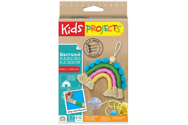 Kids Projects: Impulse - Macrame Hanging Rainbow