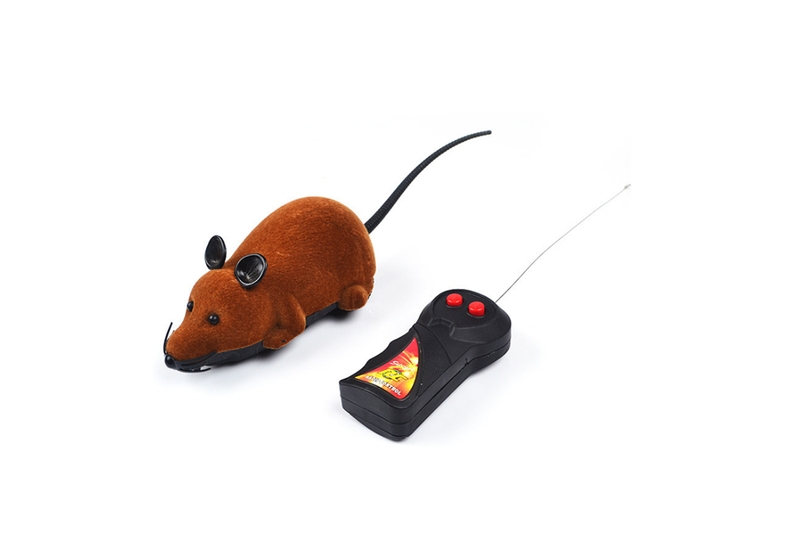 Fun Simulation Cat Toy Electric Mouse Funny Set Can Remotely Advance Forward And Turn Brown - Standard - Set Of 1