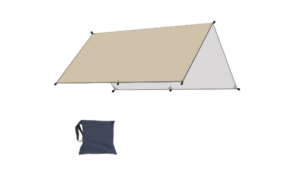 3x3m Awning Waterproof Tarp Shelter Canopy Sunshade