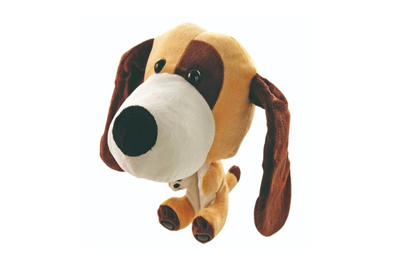 Longridge Hugger Dog Golf Club Head Cover (Brown) (One Size)