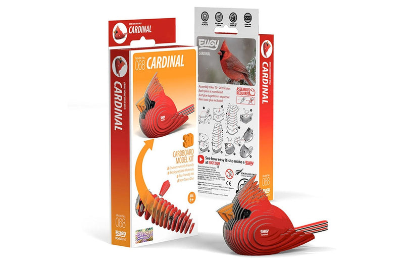 Eugy: Cardinal - 3D Cardboard Model