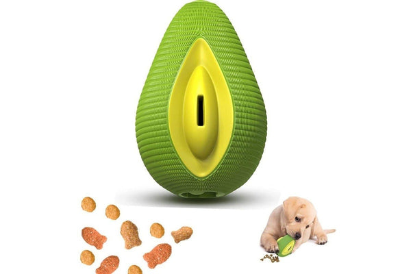 Durable Food Treat Dispenser Avocado Shape Dog Chew Toy For Aggressive Chewers