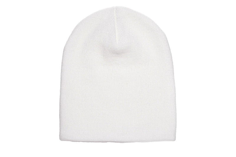 Yupoong Flexfit Unisex Heavyweight Standard Beanie Winter Hat (White Sand) (One Size)