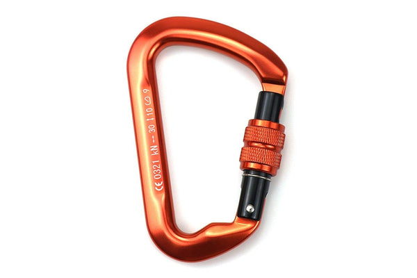 30Kn D Shaped Carabiner Lock Heavy Duty Aluminum Alloy Clips For Hammocks Camping Hiking Backpacking - Standard